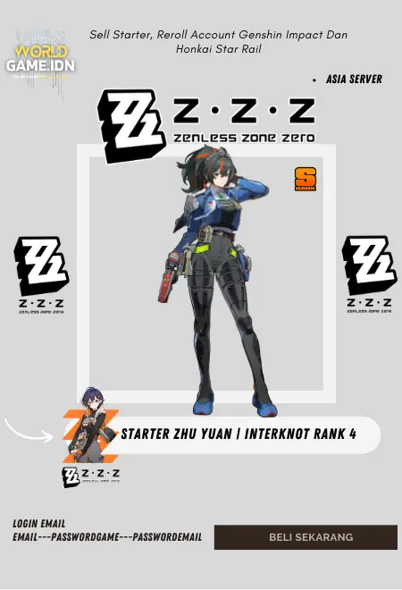 [Asia] Starter  Zhu yuan | Belle Mc Interknot Rank 4-8