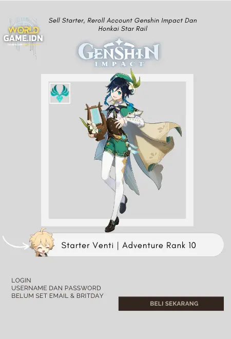 Starter Venti | Adventure Rank 10 Aether Mc
