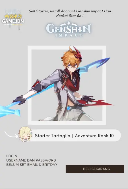 Starter Childe | Adventure Rank 10 Lumine MC